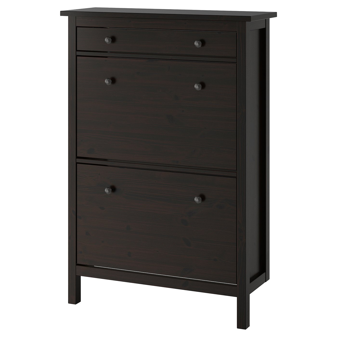 HEMNES Shoe with 2 compartments, blackbrown