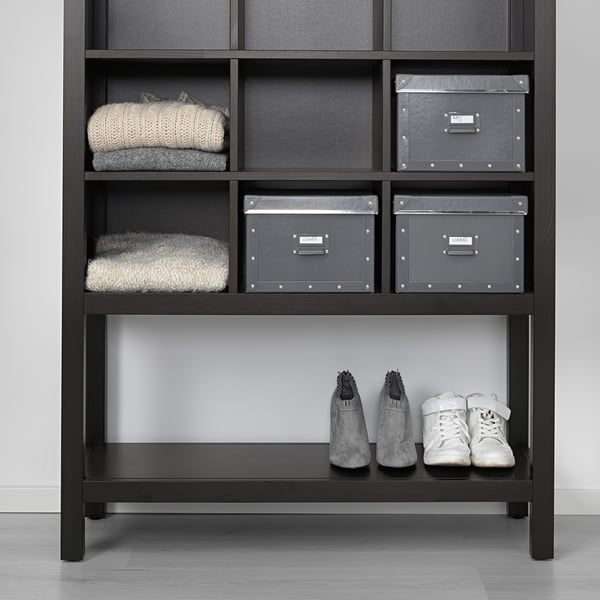 Hemnes Storage Unit Black Brown Ikea