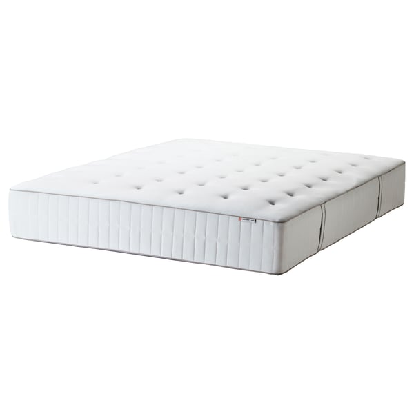 HOKKÅSEN Pocket sprung mattress, firm/white, 180x200 cm