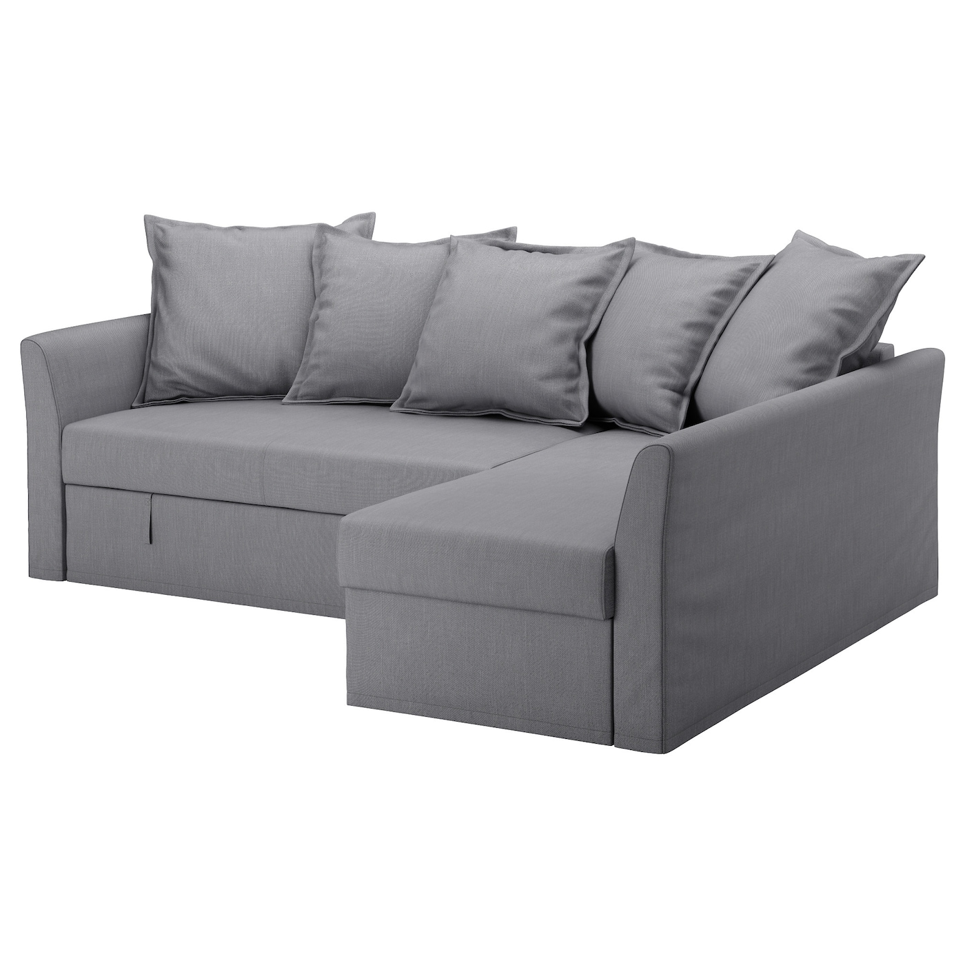 Holmsund Corner Sofa Bed Nordvalla Medium Grey Ikea