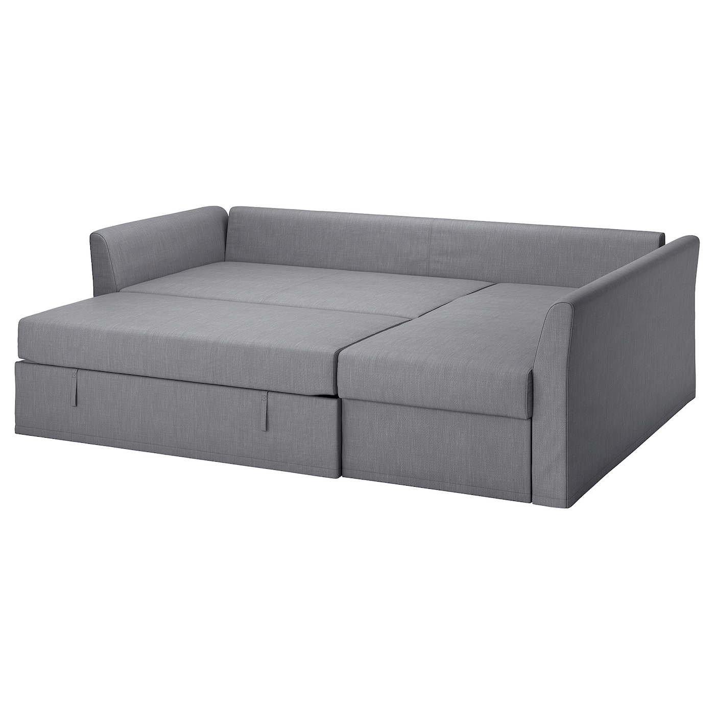 Holmsund Corner Sofa Bed Nordvalla Medium Grey Ikea