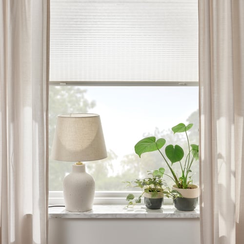 HORNVALLMO pleated blind white/topdown bottomup 105.416.15 IKEA