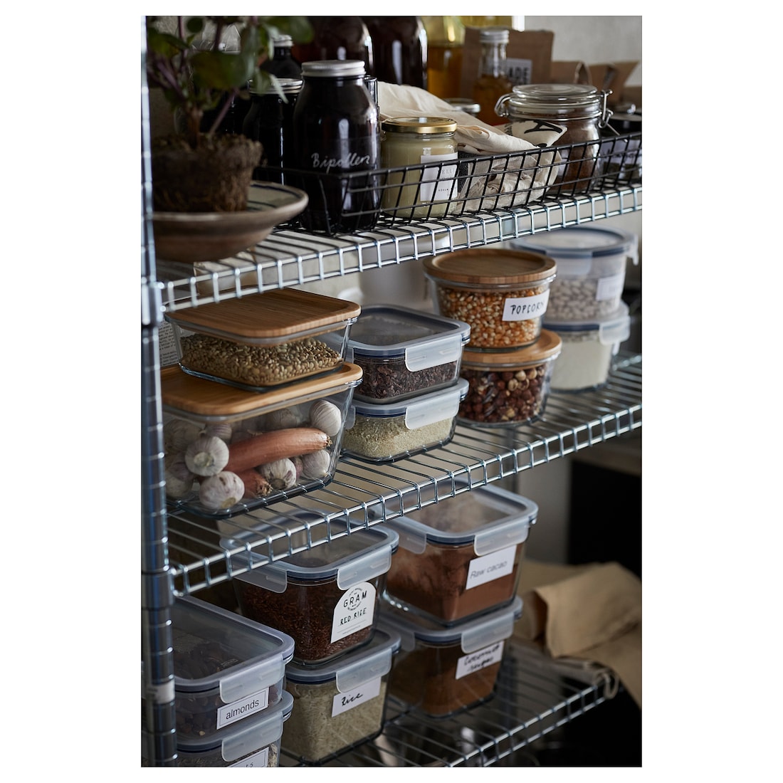 IKEA 365+ Food container, rectangular/plastic, 1.0 l IKEA