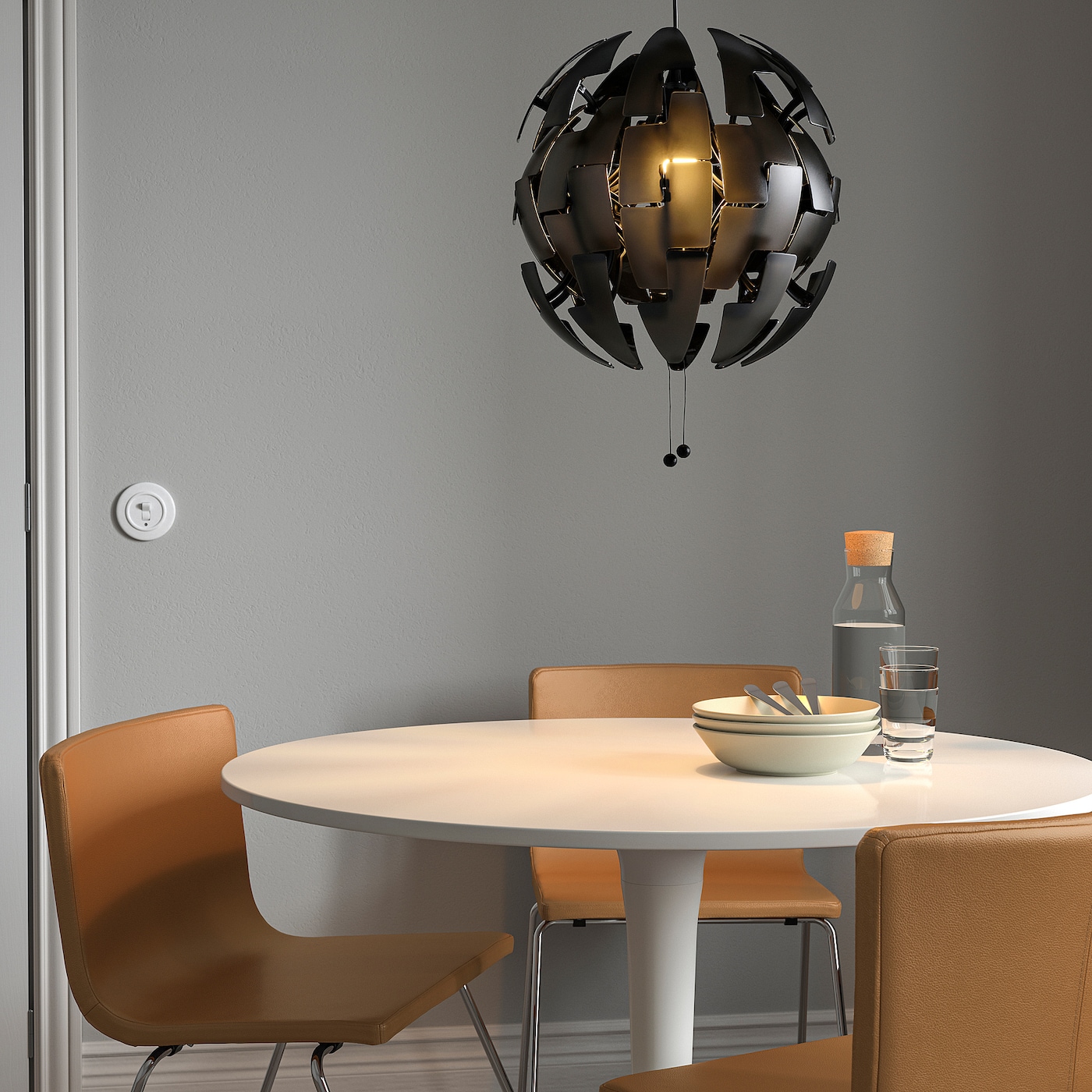 Ikea black sales ceiling light