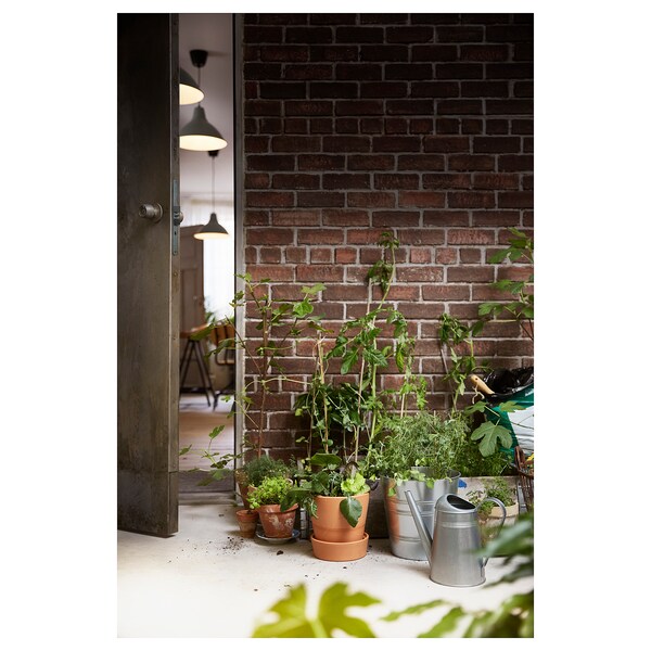 Ingefara Plant Pot With Saucer Outdoor Terracotta Ikea