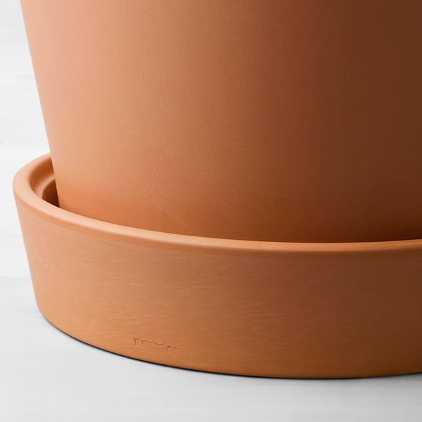 Ingefara Plant Pot With Saucer Outdoor Terracotta 32 Cm Ikea