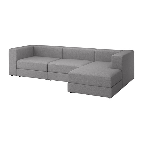 KIVIK 4seat sofa with chaise longue Kelinge greyturquoise 094.430.60