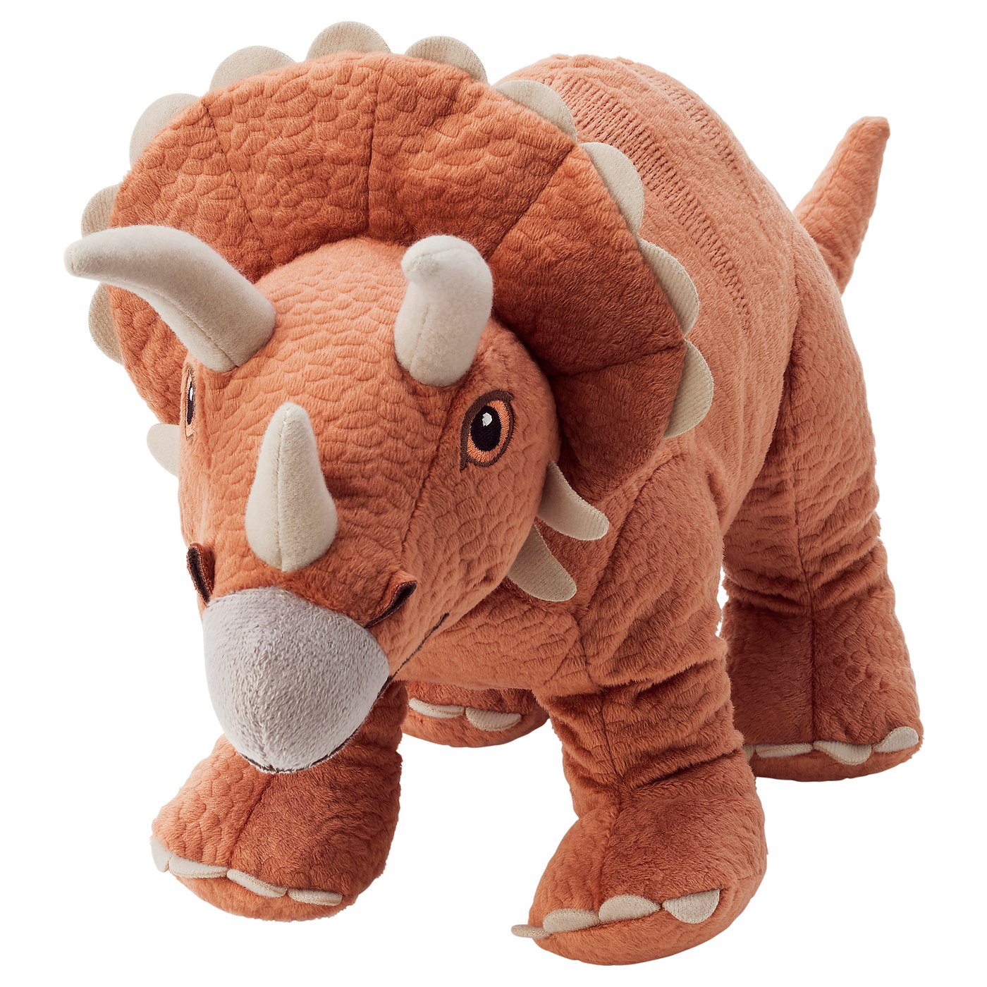 triceratops cuddly toy