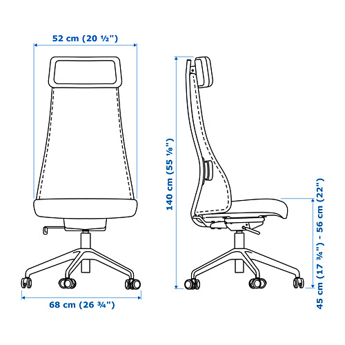 Jarvfjallet Office Chair Gunnared Beige Ikea