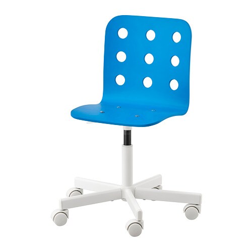 Jules Children S Desk Chair Blue White Ikea