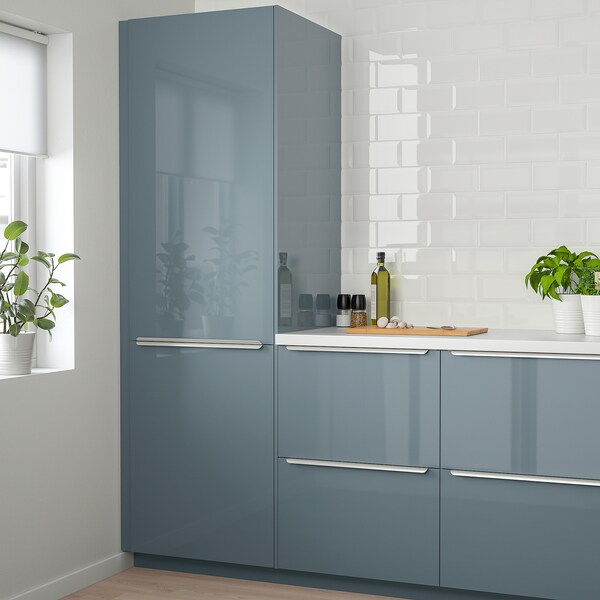 Kallarp Door High Gloss Grey Turquoise Ikea