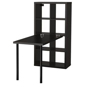 Kallax Desk Combination Black Brown Ikea