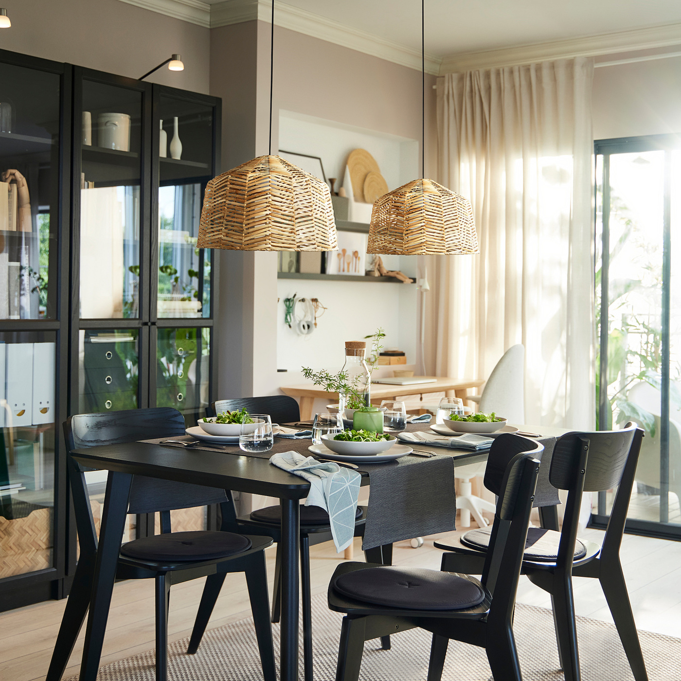 KAPPELAND pendant lamp shade rattan - IKEA