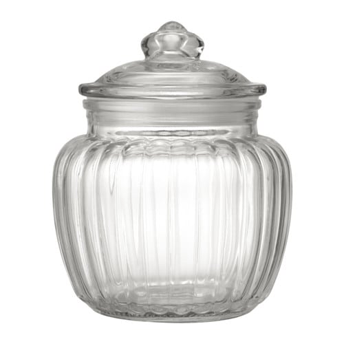 KORKEN jar with lid clear glass 103.251.12 - IKEA