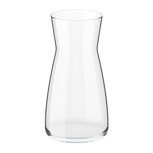 TIDVATTEN vase clear glass IKEA