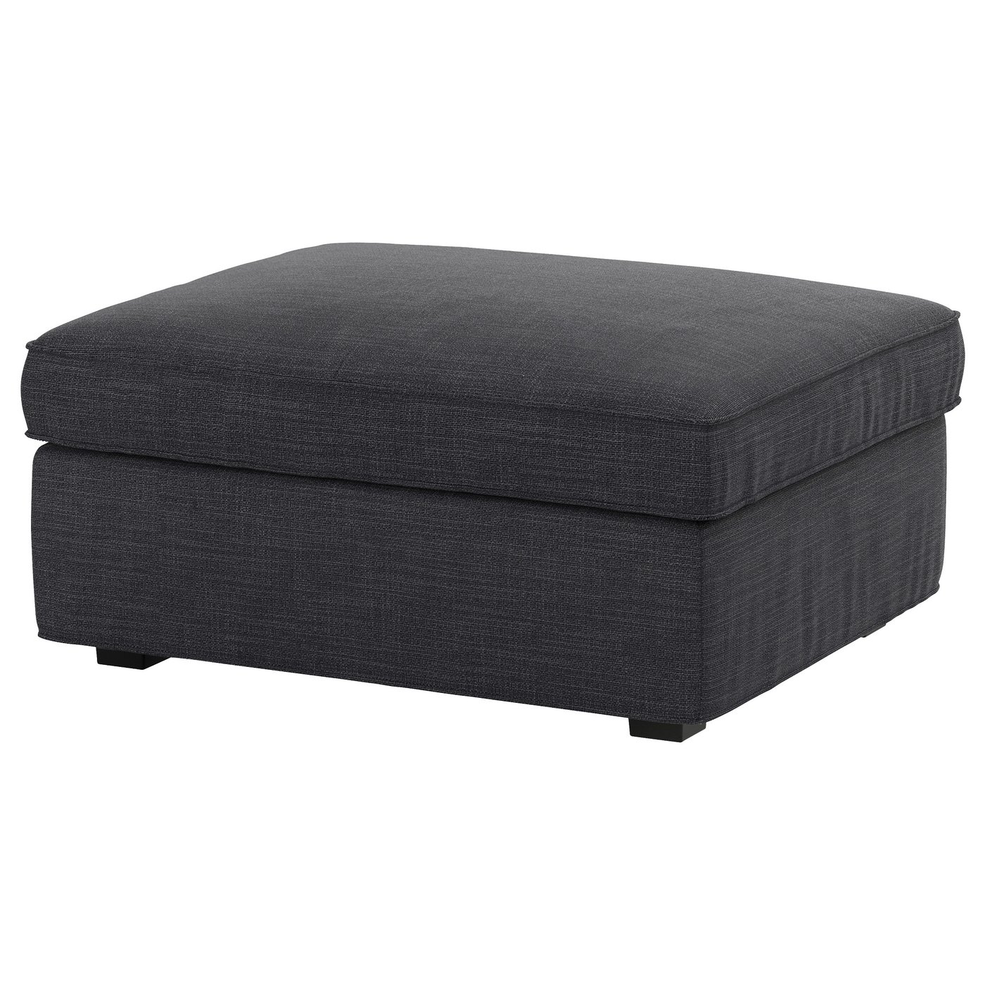 KIVIK footstool with storage Hillared anthracite IKEA