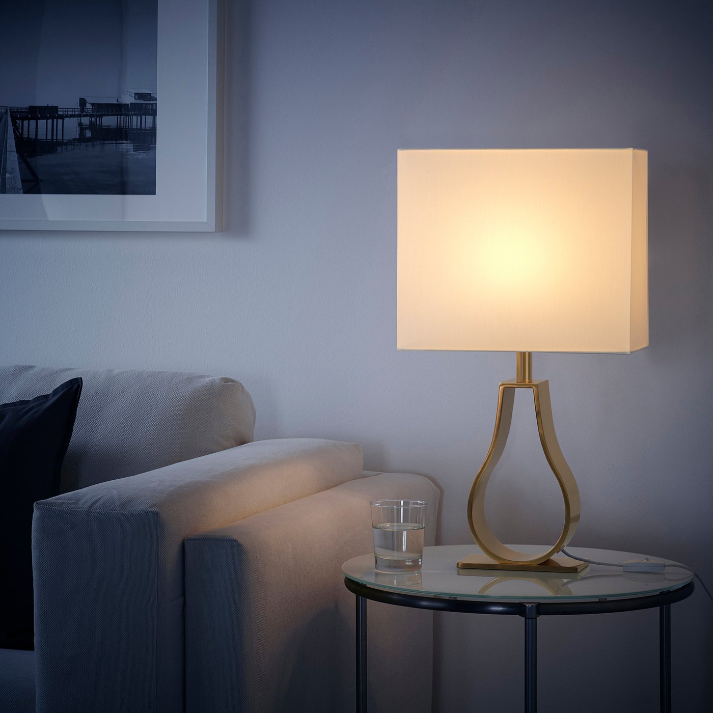 off white lamp