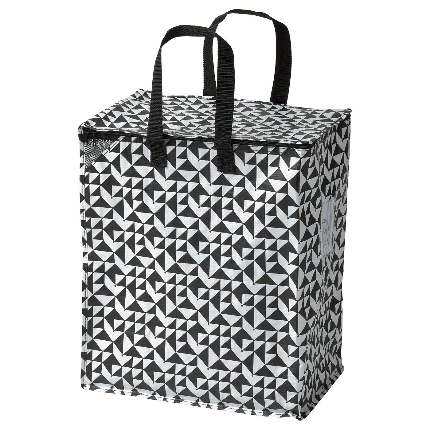 KNALLA Bag black, white IKEA