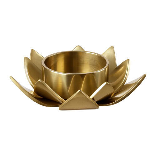 SKURAR candle holder white IKEA