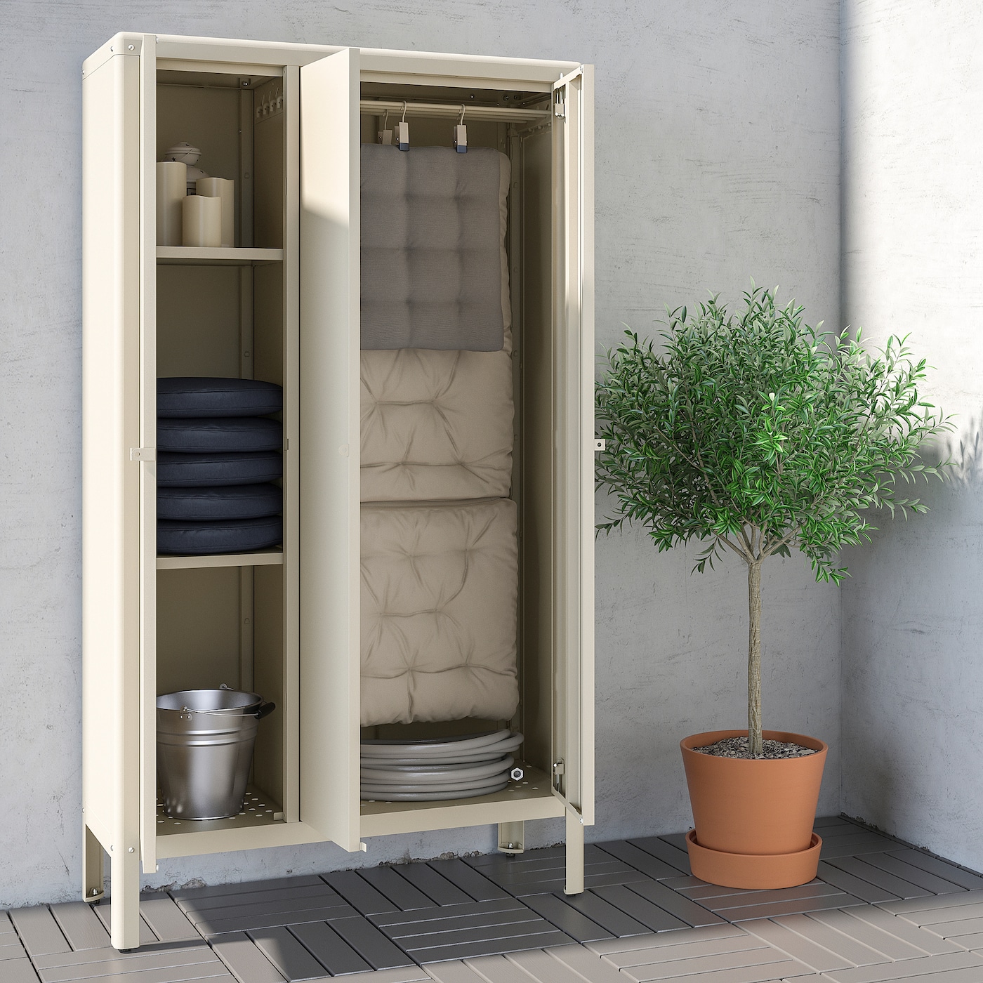 Kolbjorn Cabinet In Outdoor Beige Ikea