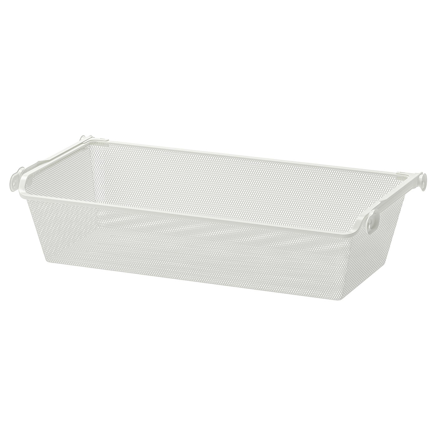 KOMPLEMENT mesh basket with pullout rail white IKEA
