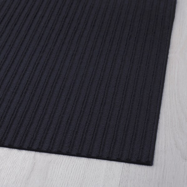 Kristrup Door Mat Dark Blue Ikea