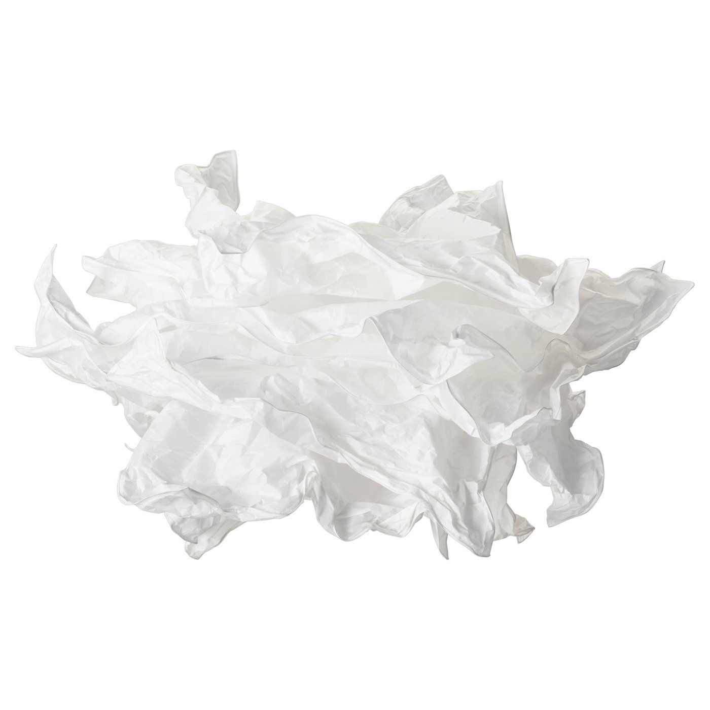 white plastic light shade