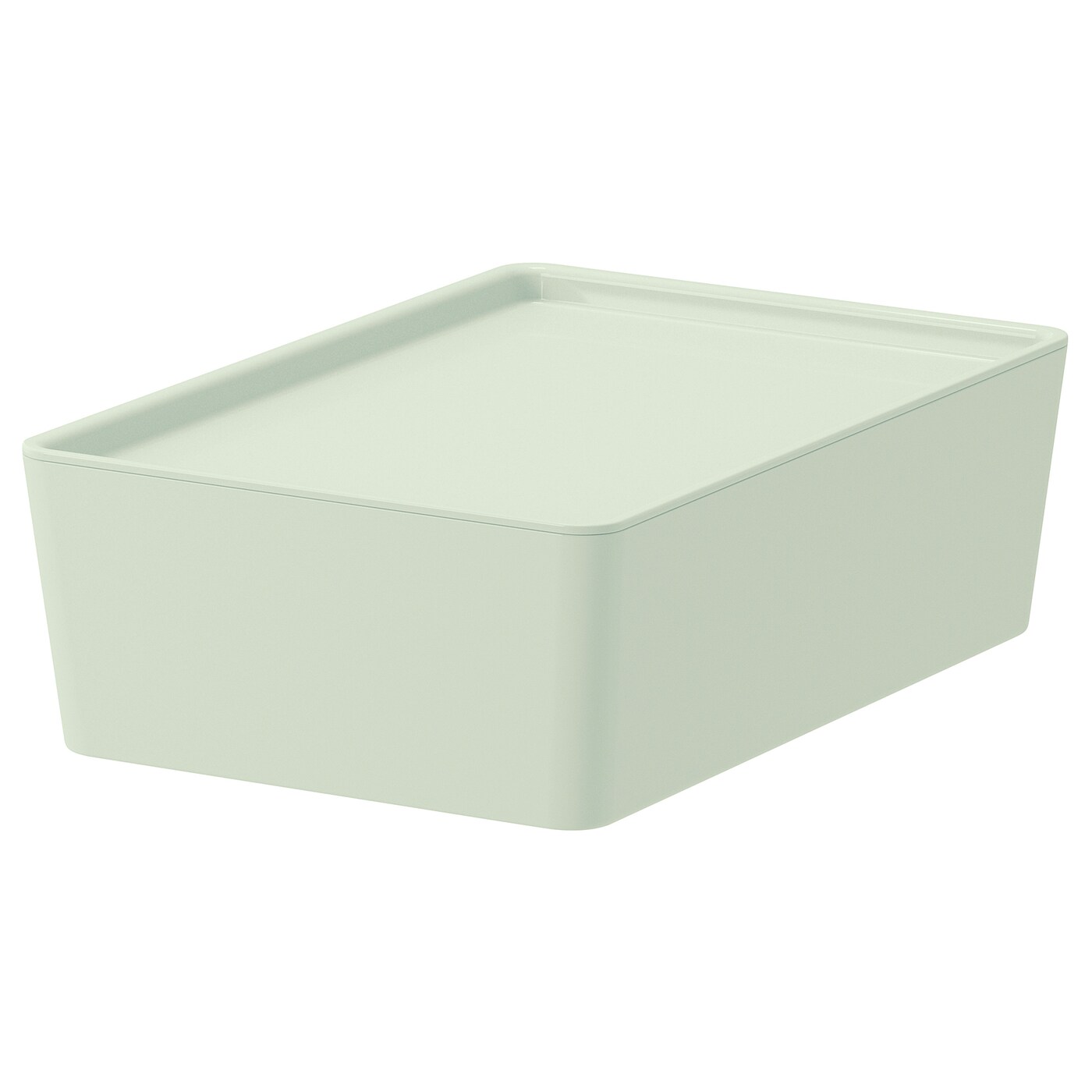 green plastic storage boxes with lids