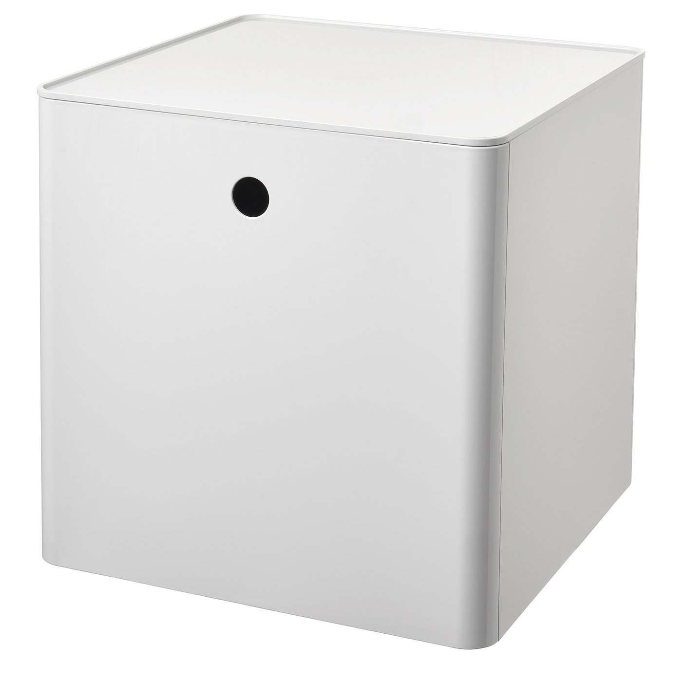 KUGGIS storage box with lid white IKEA