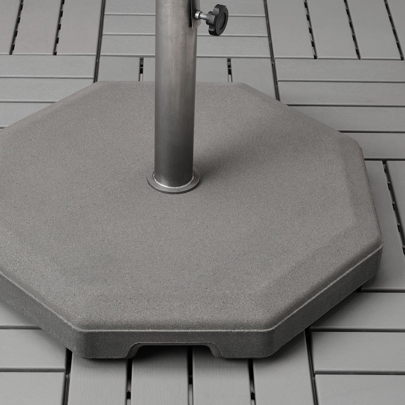 grey parasol base