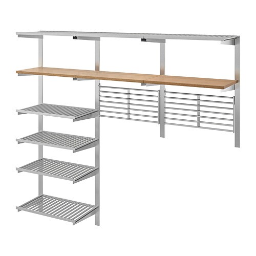 Kungsfors Suspension Rail W Shelves Wll Grids Ikea