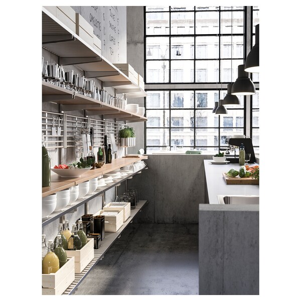 Kungsfors Suspension Rail With Shelf Wll Grid Stainless Steel
