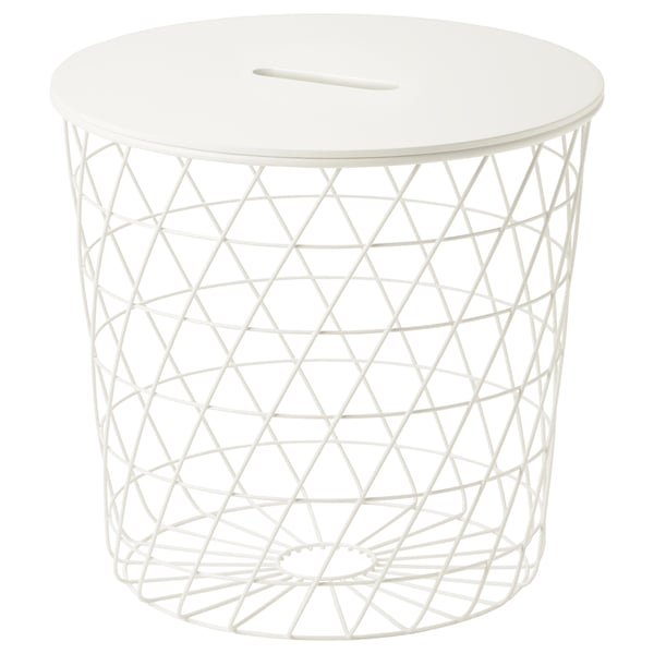 Bàn lưu trữ KVISTBRO, màu trắng, 44 cm