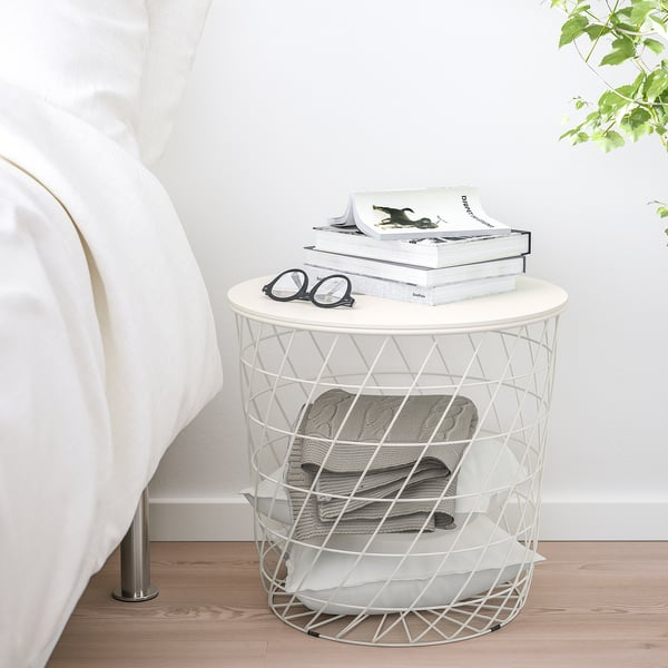Bàn lưu trữ KVISTBRO, màu trắng, 44 cm