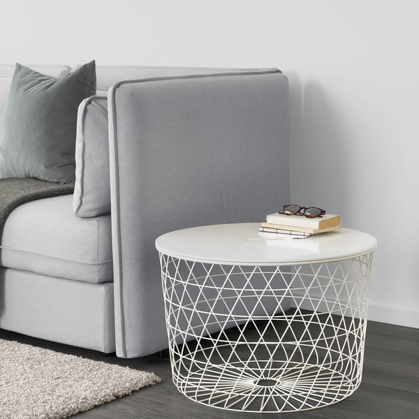 Bàn lưu trữ KVISTBRO, màu trắng, 61 cm