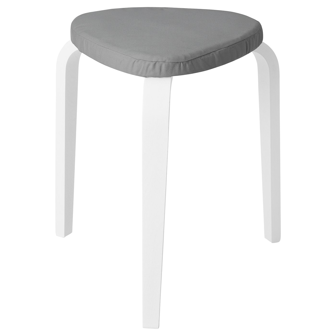 KYRRE stool with cover white/dark grey 694.541.16 IKEA