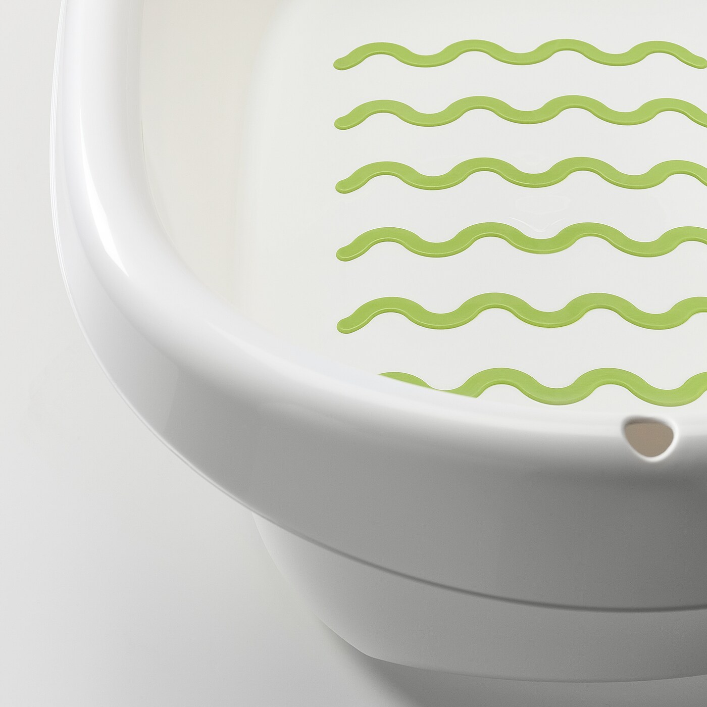 L TTSAM baby bath white green IKEA