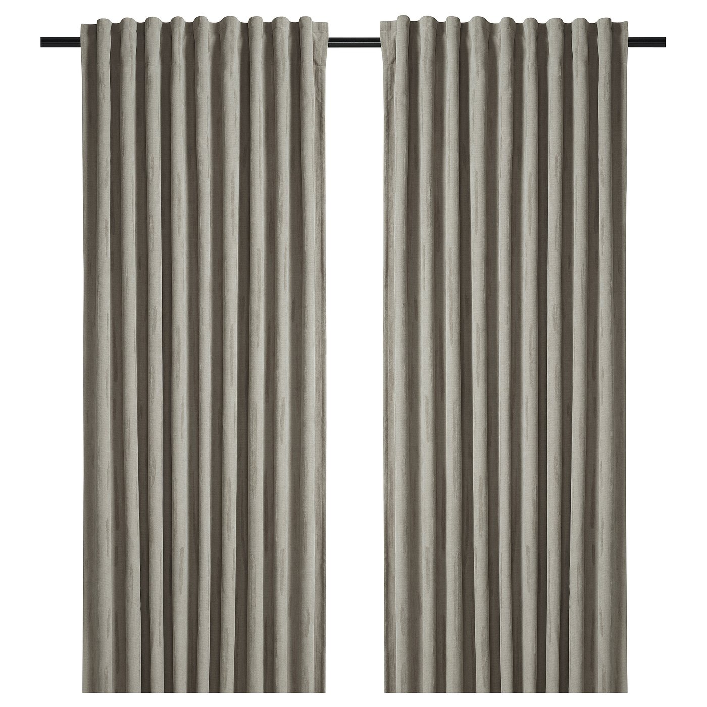 LAGEROLVON room darkening curtains, 1 pair beige 905.513.99 IKEA
