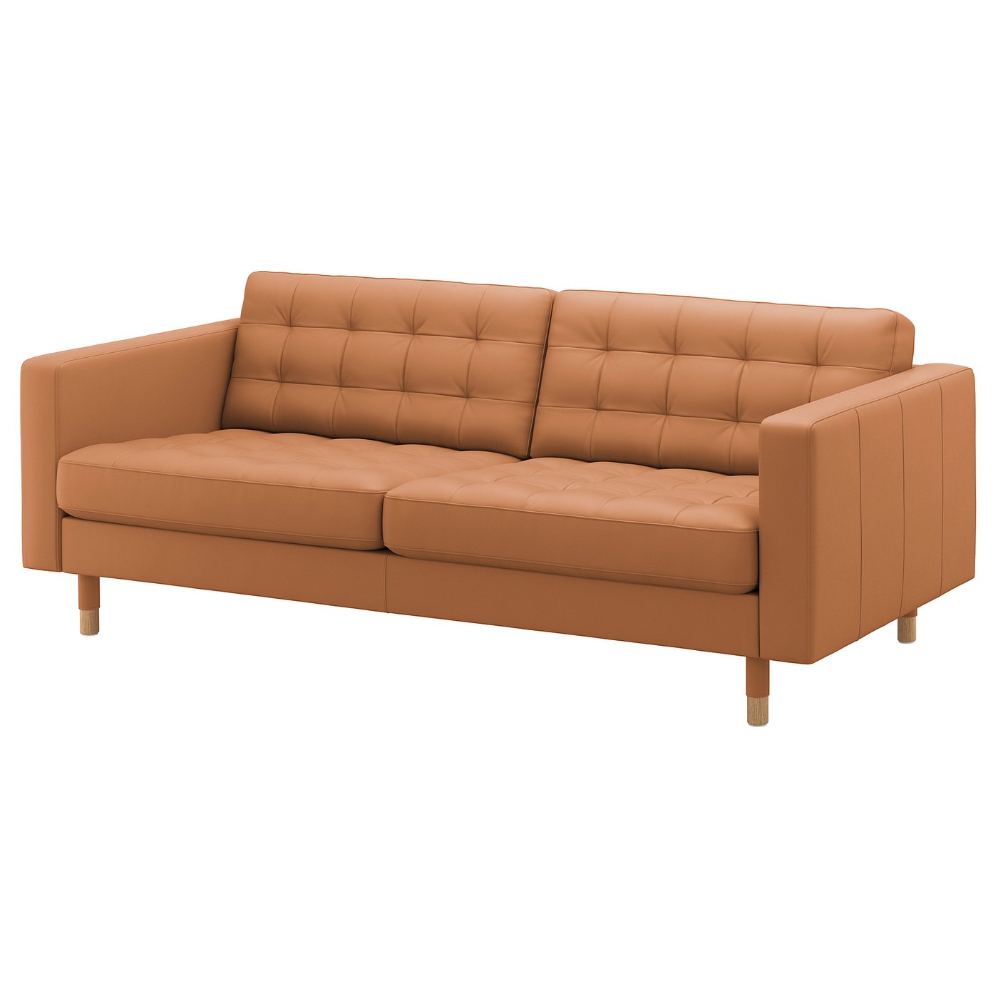 IKEA ソファ　LANDSKRONA LANDSKRONA 3-seat sofa Grann/Bomstad golden-brown/wood - IKEA