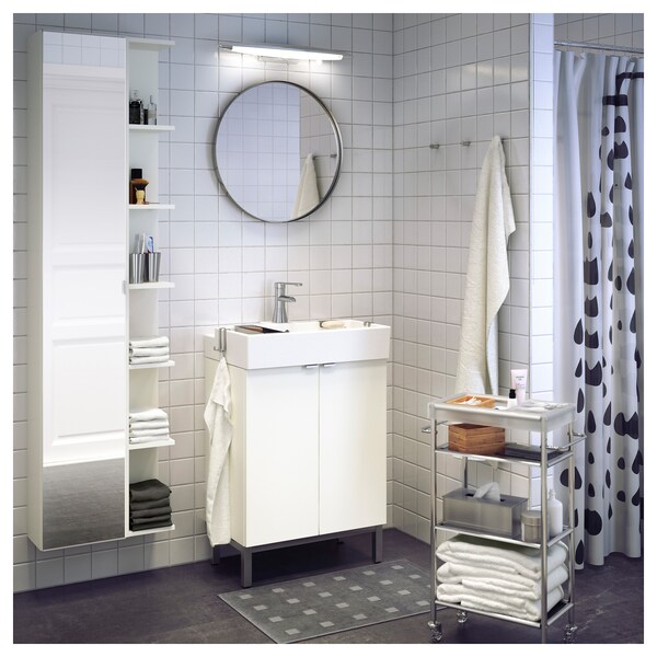 Lillangen High Cabinet With Mirror Door White Ikea
