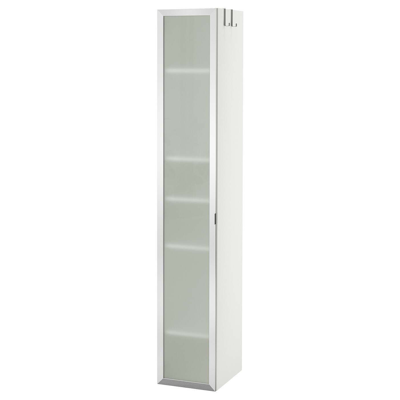 Lillangen High Cabinet White Aluminium Ikea