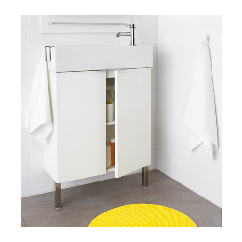 Lillangen Wash Basin Cabinet With 2 Doors White 60x25x64 Cm Ikea