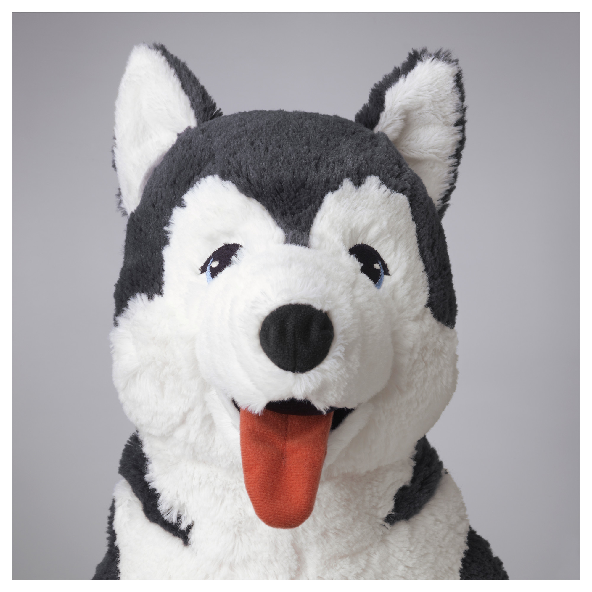 LIVLIG Soft toy, dog/siberian husky, 57 cm IKEA
