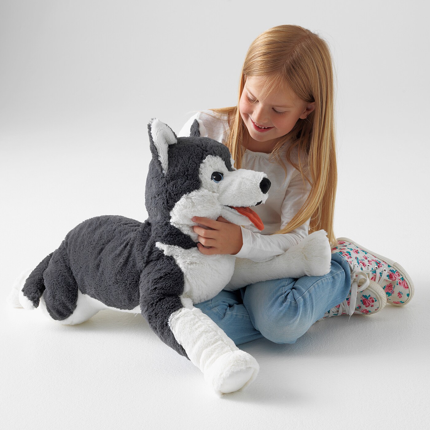ikea stuffed husky