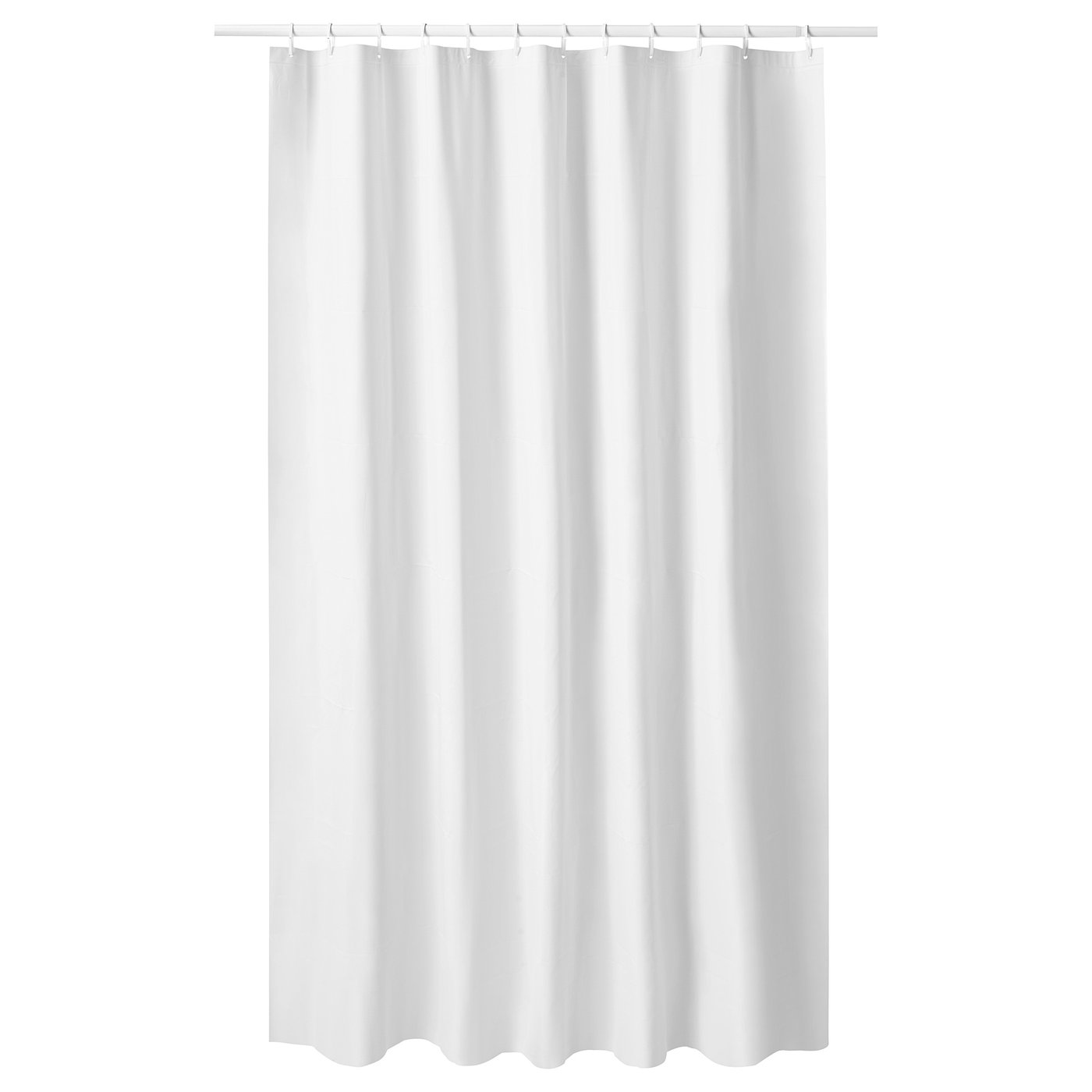 LUDDHAGTORN shower curtain white 705.574.20 IKEA