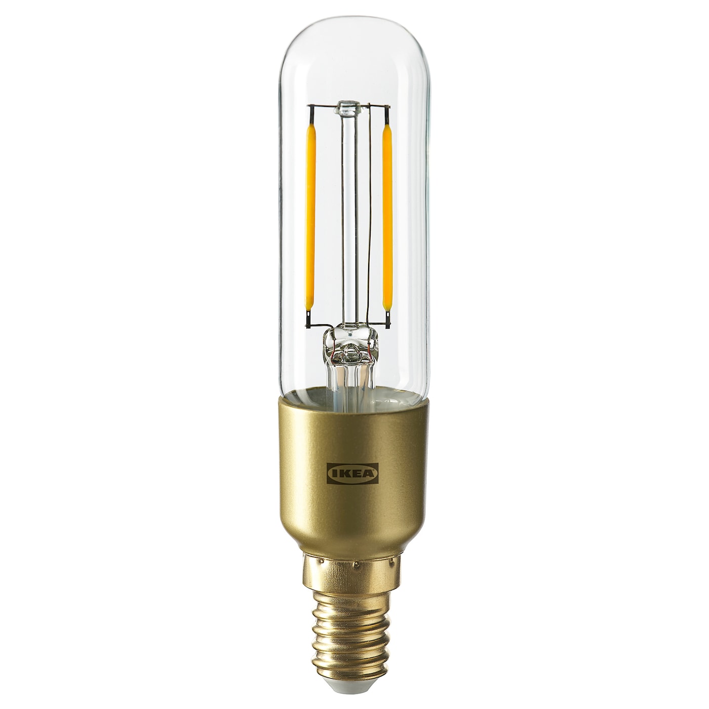 LUNNOM LED bulb E14 200 lumen dimmable/tube-shaped clear glass 25 mm - IKEA