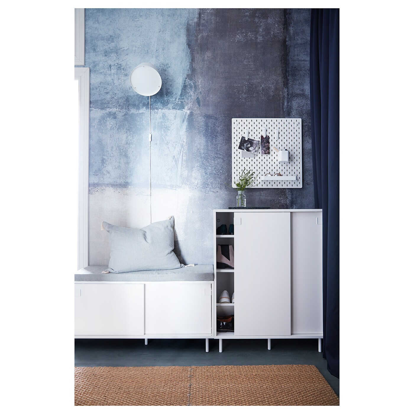 Mackapar Shoe Cabinet Storage White Ikea