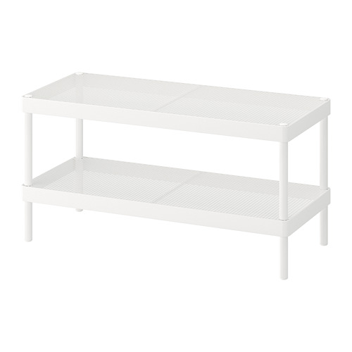 TJUSIG bench with shoe storage white IKEA