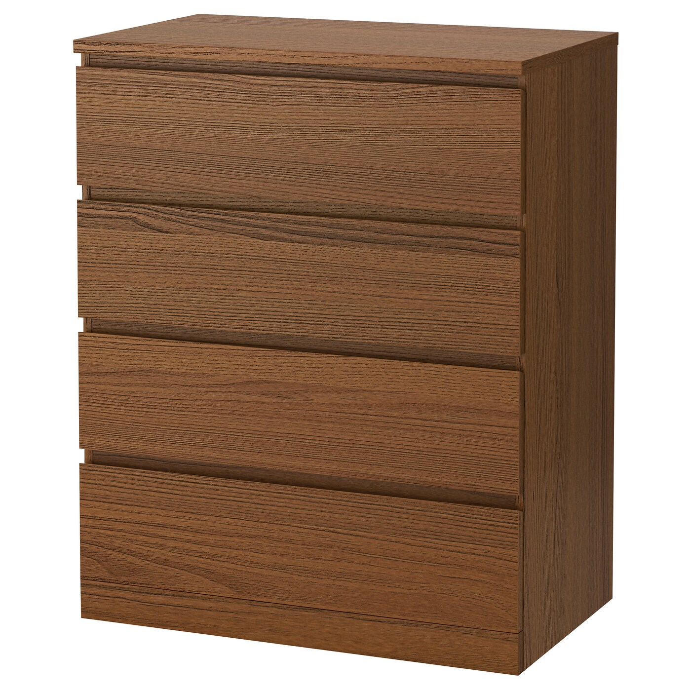 Malm Chest Of 4 Drawers Brown Stained Ash Veneer Ikea