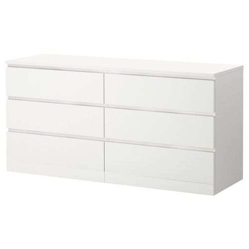 Malm Chest Of 6 Drawers White Ikea